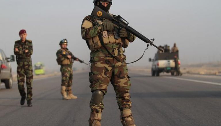 قوة عراقية خلال مهمة أمنية