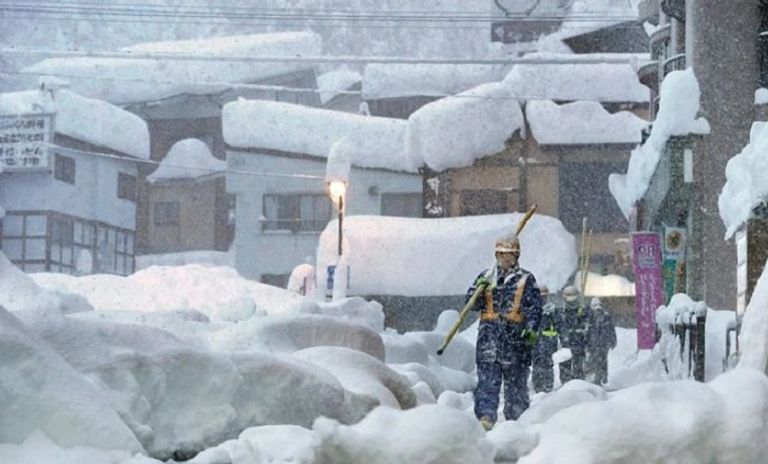 الثلوج اقتربت من المتر خلال 24 ساعة