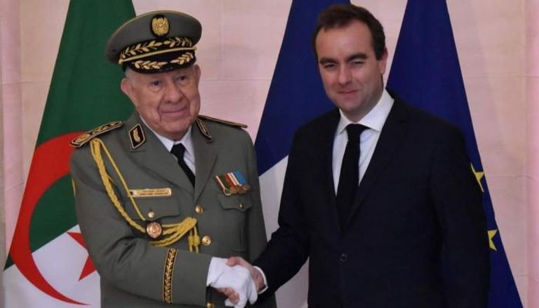 رئيس الأركان الجزائري مع وزير الدفاع الفرنسي