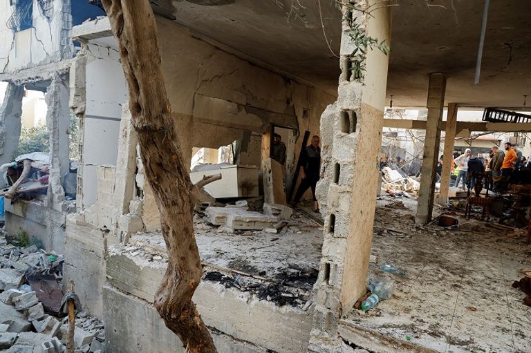 منزل دمرته القوات الإسرائيلية في جنين