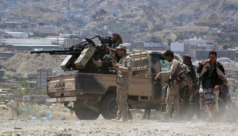 دورية للجيش اليمني في مدينة تعز - أرشيفية