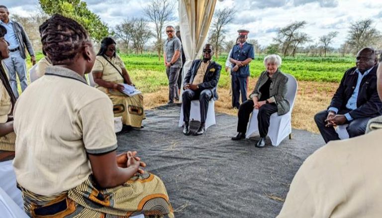 اجتماع لوزيرة الخزانة الأمريكية في كينيا