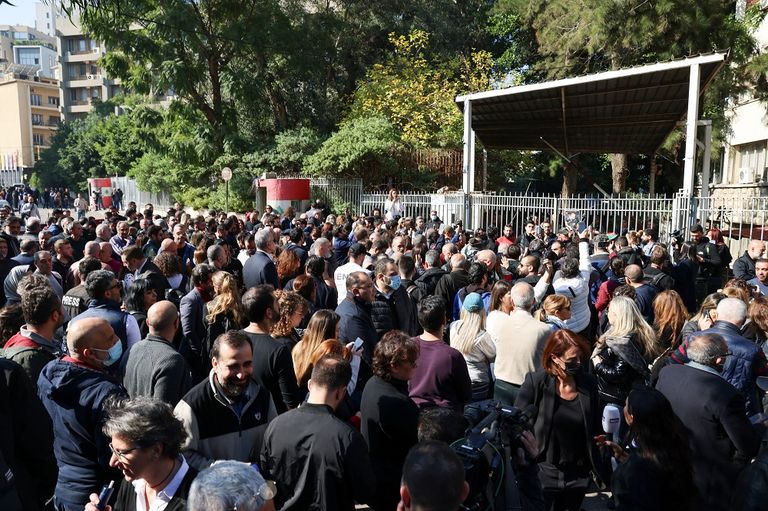 جانب من احتجاجات أهالي ضحايا مرفأ بيروت