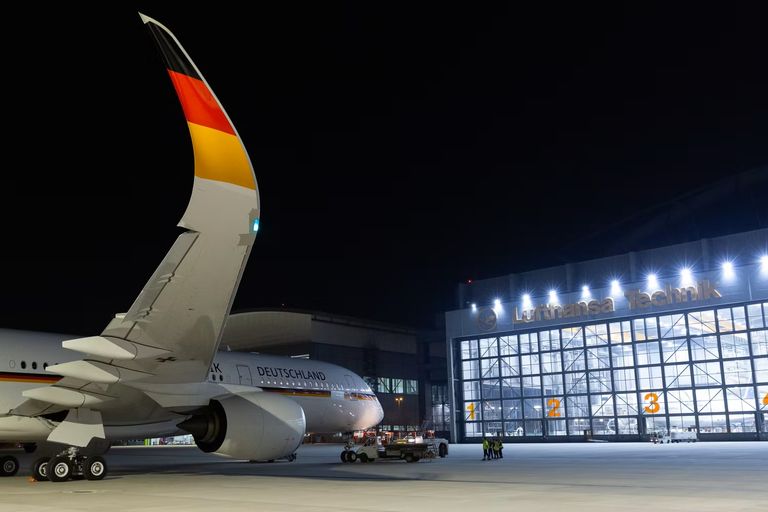 طائرة المستشارية الألمانية الجديدة