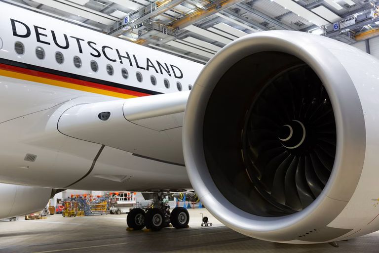 طائرة المستشارية الألمانية الجديدة