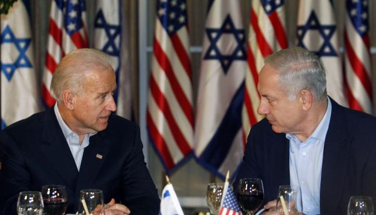 جانب من لقاء سابق بين الرئيس الأمريكي جو بايدن ورئيس الحكومة الإسرائيلية نتنياهو
