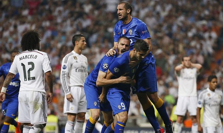 كارلو أنشيلوتي مع نجوم ريال مدريد