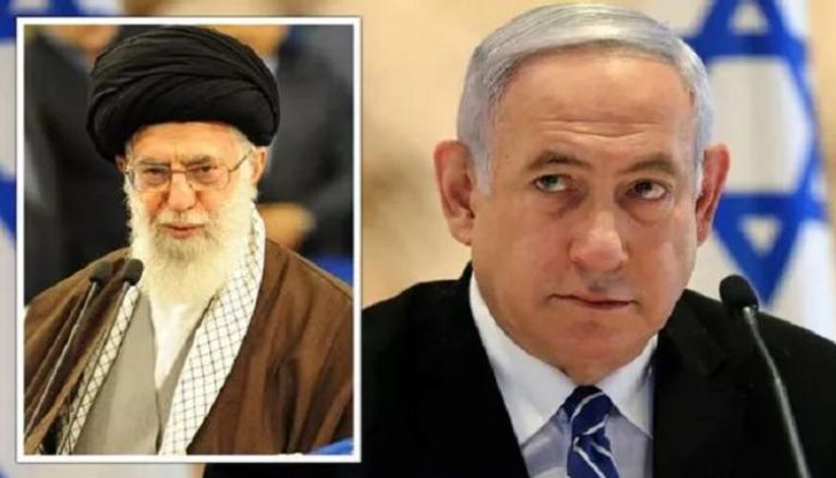 رئيس الوزراء الإسرائيلي بنيامين نتنياهو والمرشد الأعلى الإيراني