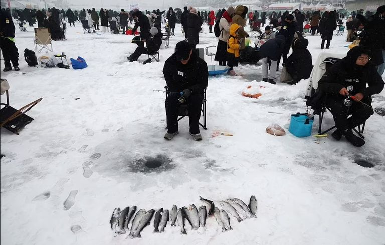 مهرجان الصيد من فتحات الجليد مهرجان الصيد من فتحات الجليد