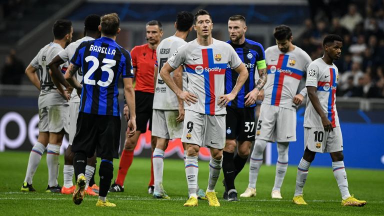 إنتر ميلان وبرشلونة