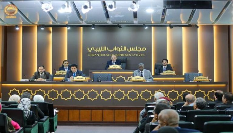 جانب من جلسة مجلس النواب الليبي