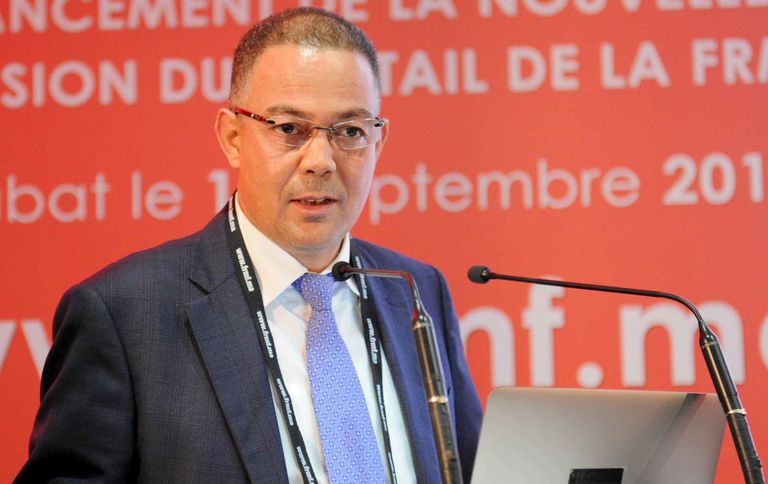 فوزي لقجع رئيس الاتحاد المغربي لكرة القدم منتخب المغرب