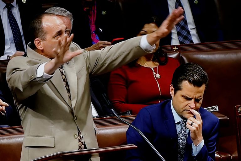 رئيس مجلس النواب الأمريكي المعزول كيفن مكارثي