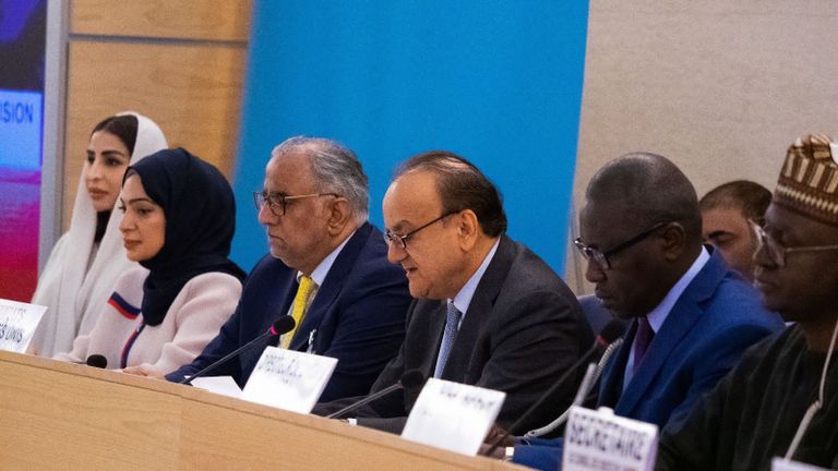 جانب من كلمة دولة الإمارات بمجلس حقوق الإنسان
