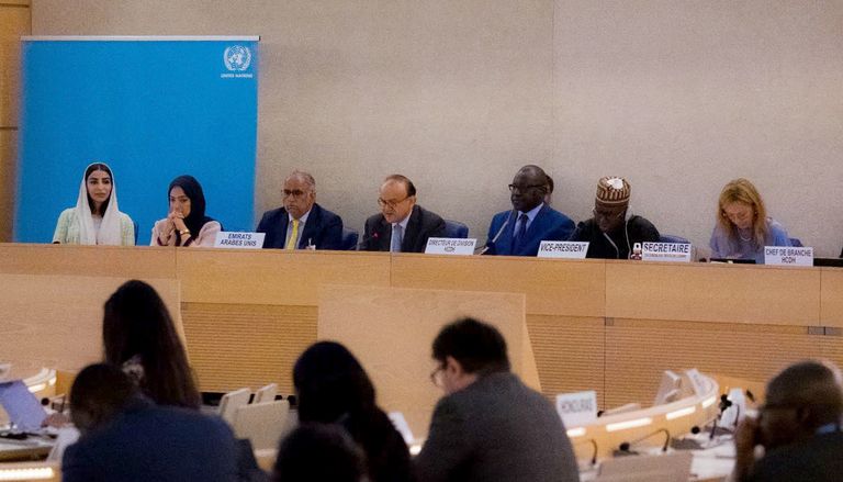 جانب من كلمة دولة الإمارات بمجلس حقوق الإنسان