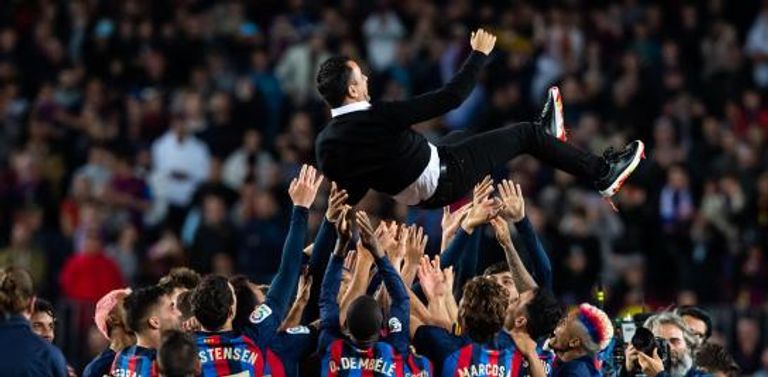 تشافي هيرنانديز تشافي هرنانديز مدرب برشلونة