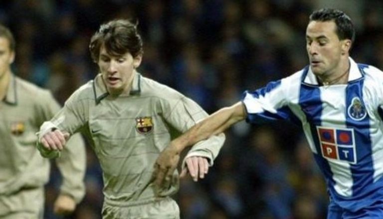 ليونيل ميسي ضد بورتو في 2003 ليونيل ميسي ضد بورتو في 2003