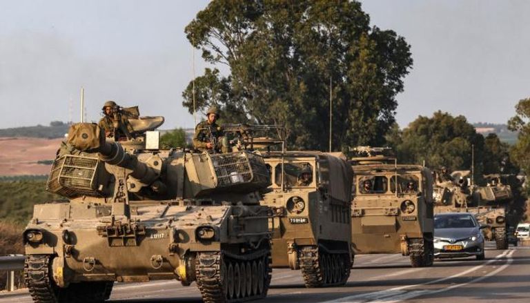 آليات عسكرية إسرائيلية في سديروت