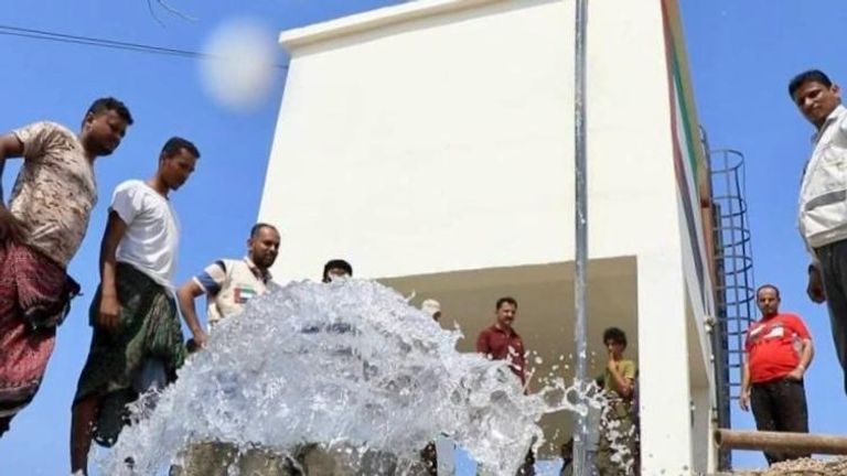 الإمارات تحل أزمة المياه بالمخا