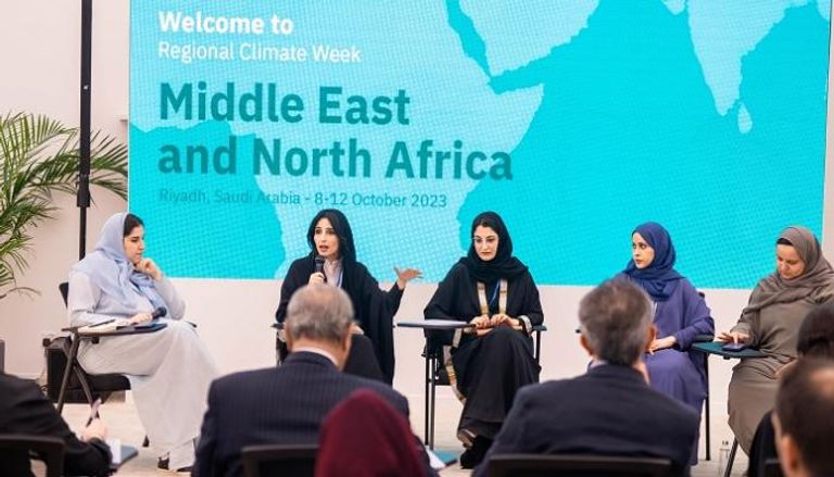 مشاركة المرأة في فعاليات أسبوع المناخ في منطقة الشرق الأوسط وشمال أفريقيا 2023