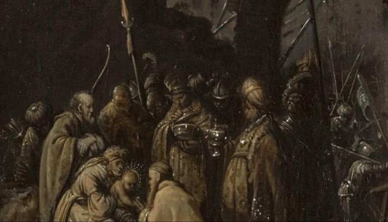 لوحة "عبادة الملوك" النادرة