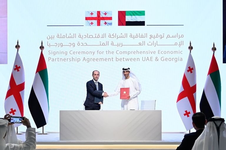 شراكة اقتصادية شاملة بين الإمارات وجورجيا.. محطة مهمة في توسيع شبكة الشركاء التجاريين