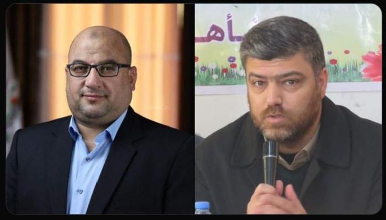 جواد أبو شمالة وزكريا أبو معمر عضوا المكتب السياسي لحركة حماس