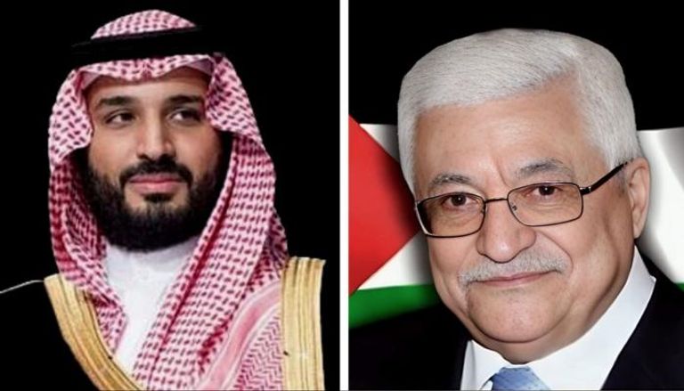 عباس وولي العهد السعودي 
