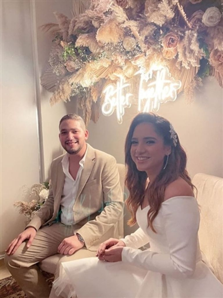 خطوبة رنا رئيس ويسري علي - أرشيفية