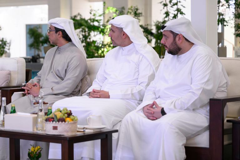 الشيخ محمد بن زايد آل نهيان رئيس دولة الإمارات ووزيرة التجارة الأمريكية