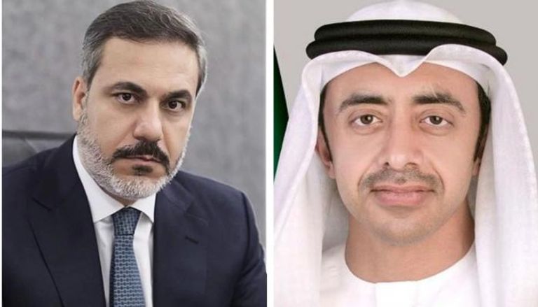 الشيخ عبدالله بن زايد وهاكان فيدان