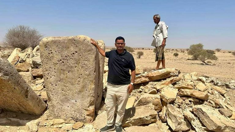 اكتشاف مقابر حجرية أثرية في حضرموت اليمنية