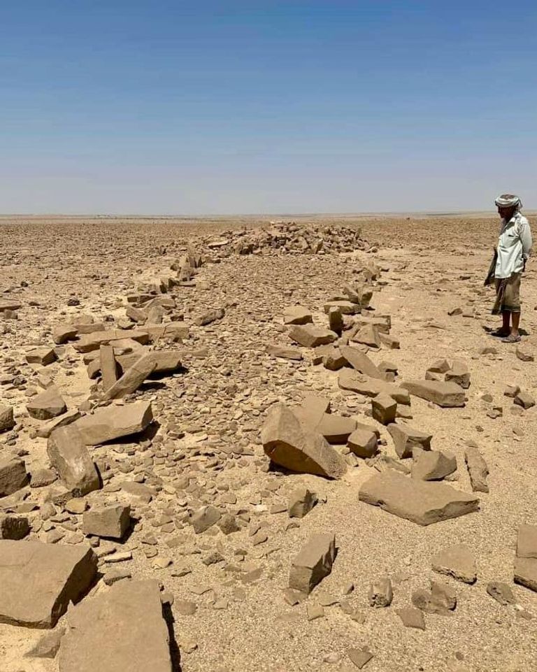 اكتشاف مقابر حجرية أثرية في حضرموت اليمنية