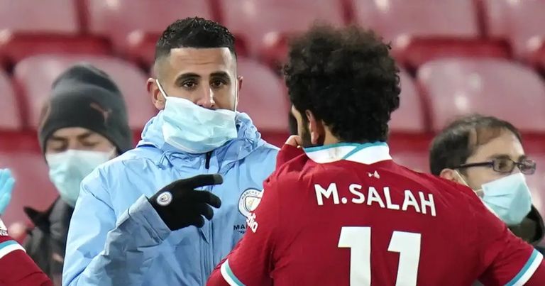 محمد صلاح ورياض محرز محمد صلاح ورياض محرز