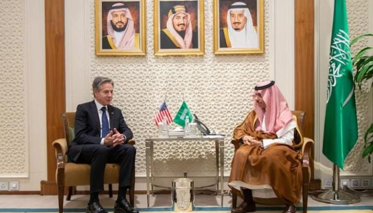 وزير الخارجية السعودي يستقبل نظيره الأمريكي