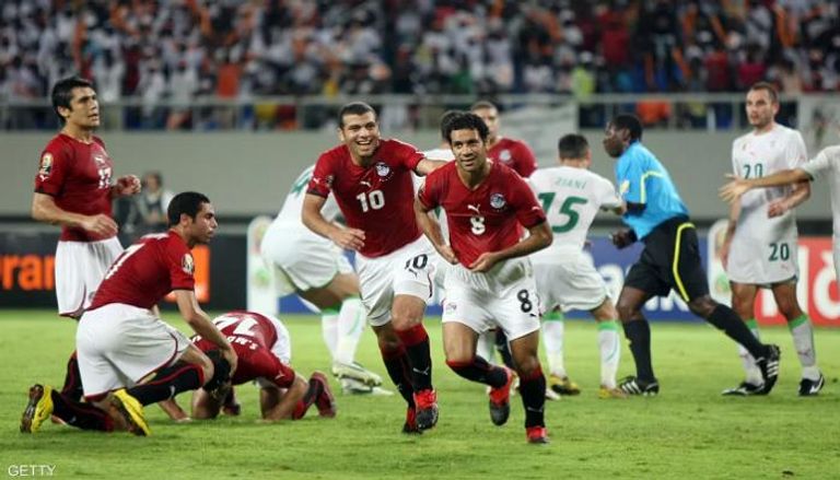 أبرز مباريات مصر والجزائر 