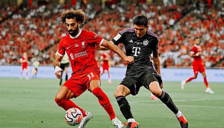 محمد صلاح نجم ليفربول ضد بايرن ميونخ