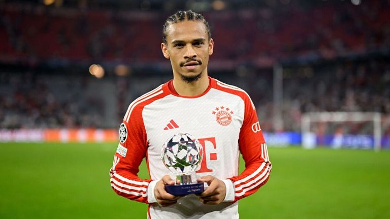 ليروى ساني محمد صلاح نجم ليفربول ضد بايرن ميونخ