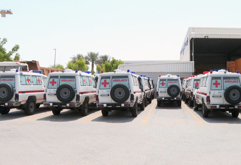 المساعدات الإماراتية إلى غزة