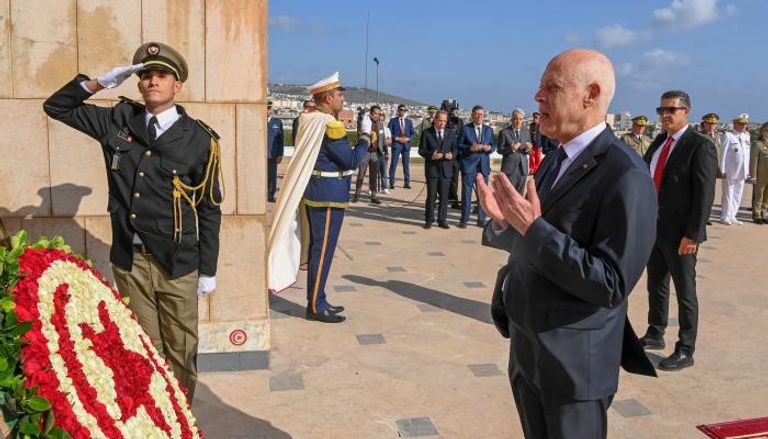 قيس سعيد يحتفل بعيد الجلاء من مدينة بنزرت التونسية