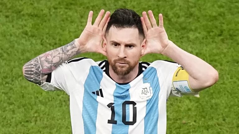 ليونيل ميسي أسطورة منتخب الأرجنتين ليونيل ميسي أسطورة منتخب الأرجنتين