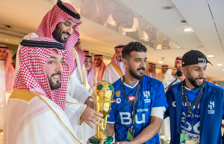 تتويج الهلال بكأس الملك 2023 فريق الهلال السعودي