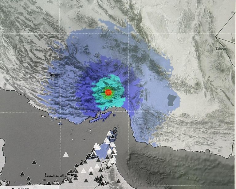 زلزال بقوة 5.5 يضرب جنوب إيران