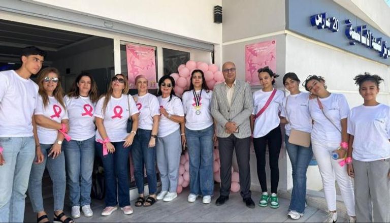 من فعاليات التوعية بسرطان الثدي في تونس