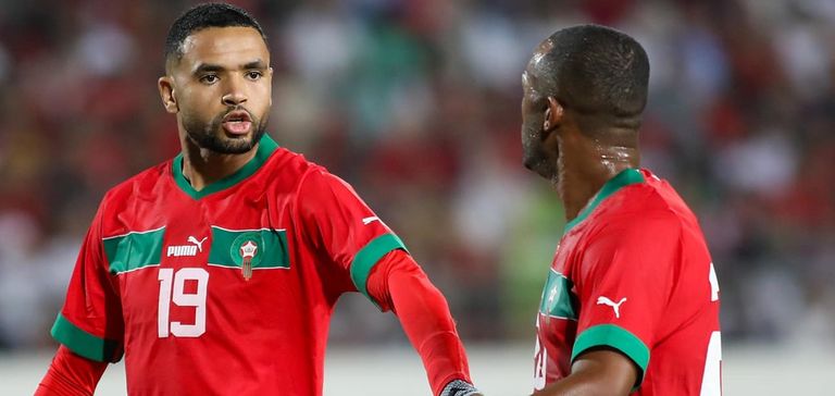 أيوب الكعبي منتخب المغرب ضد ليبيريا