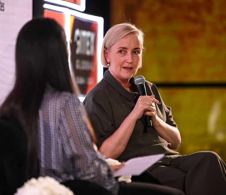 كريستينا كالاس وزيرة التعليم والبحث في إستونيا فعالية