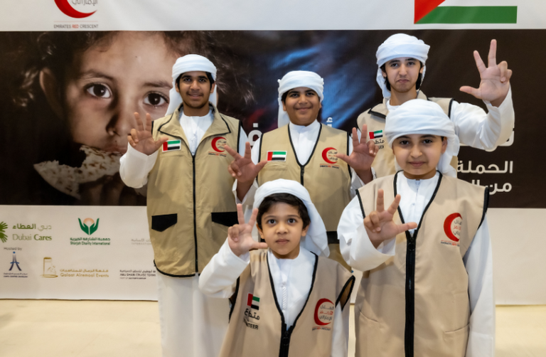 لطيفة بنت محمد تشارك في حملة تراحم من أجل غزة