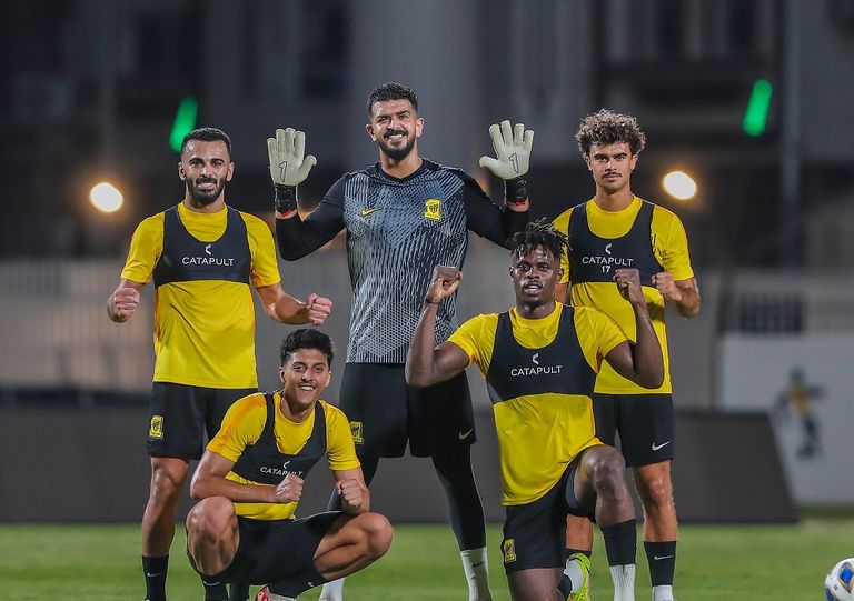 فريق الاتحاد السعودي يستعد لموقعة القوة الجوية العراقي