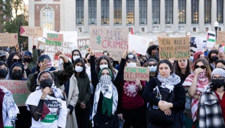 مظاهرات مؤيدة للفلسطينيين تضع جامعات أمريكية بموقف صعب