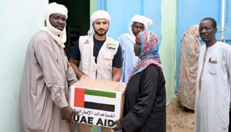 المساعدات الإماراتية لسكان أم جرس التشادية